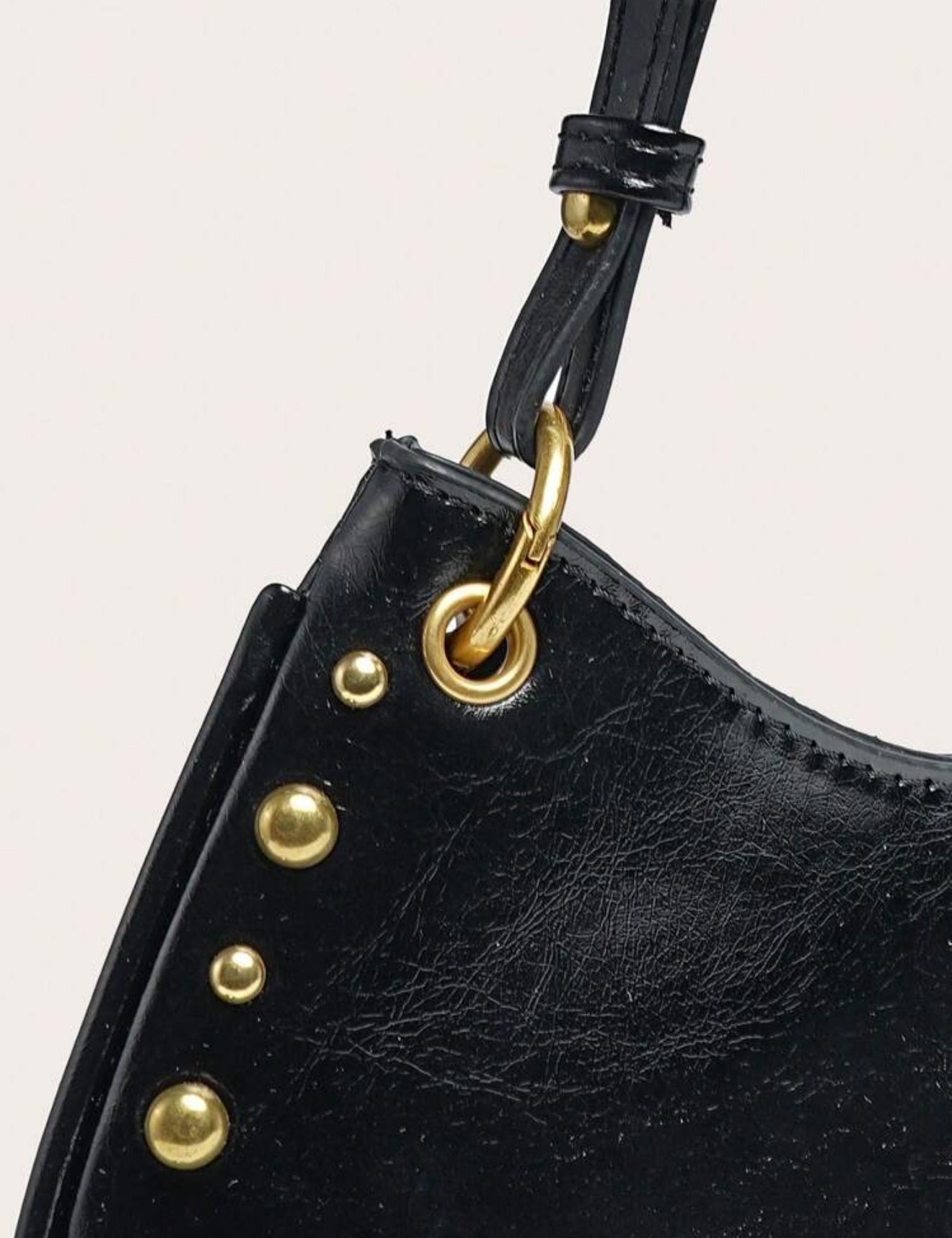 SAC DÉCO STUDS EN CUIR PU