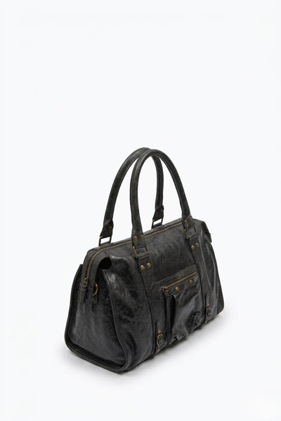 SAC À MAIN EN CUIR DE VACHETTE - HÉRITAGE