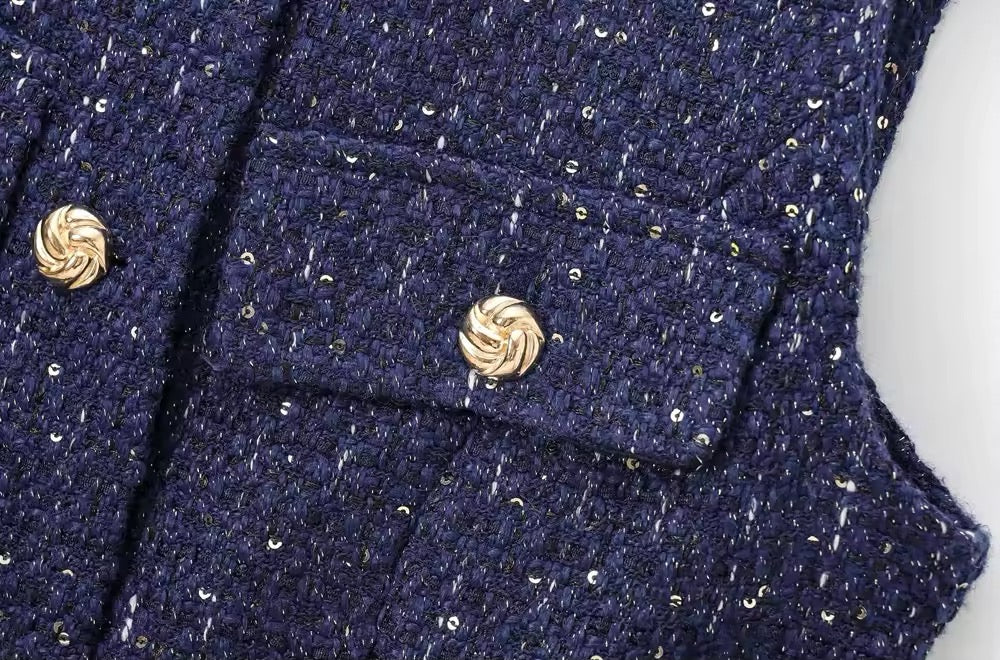 GILET SANS MANCHES EN DENIM