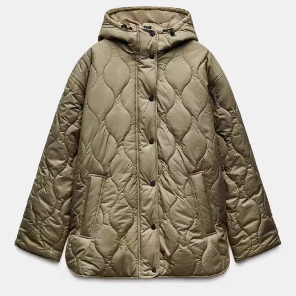 Cappotto lungo trapuntato • Donna