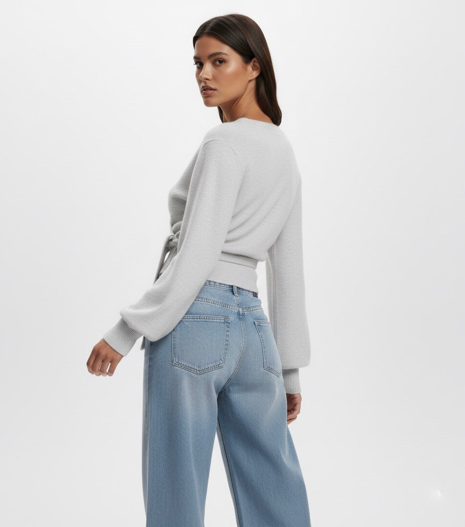 PULL CACHE-CŒUR AJUSTÉ