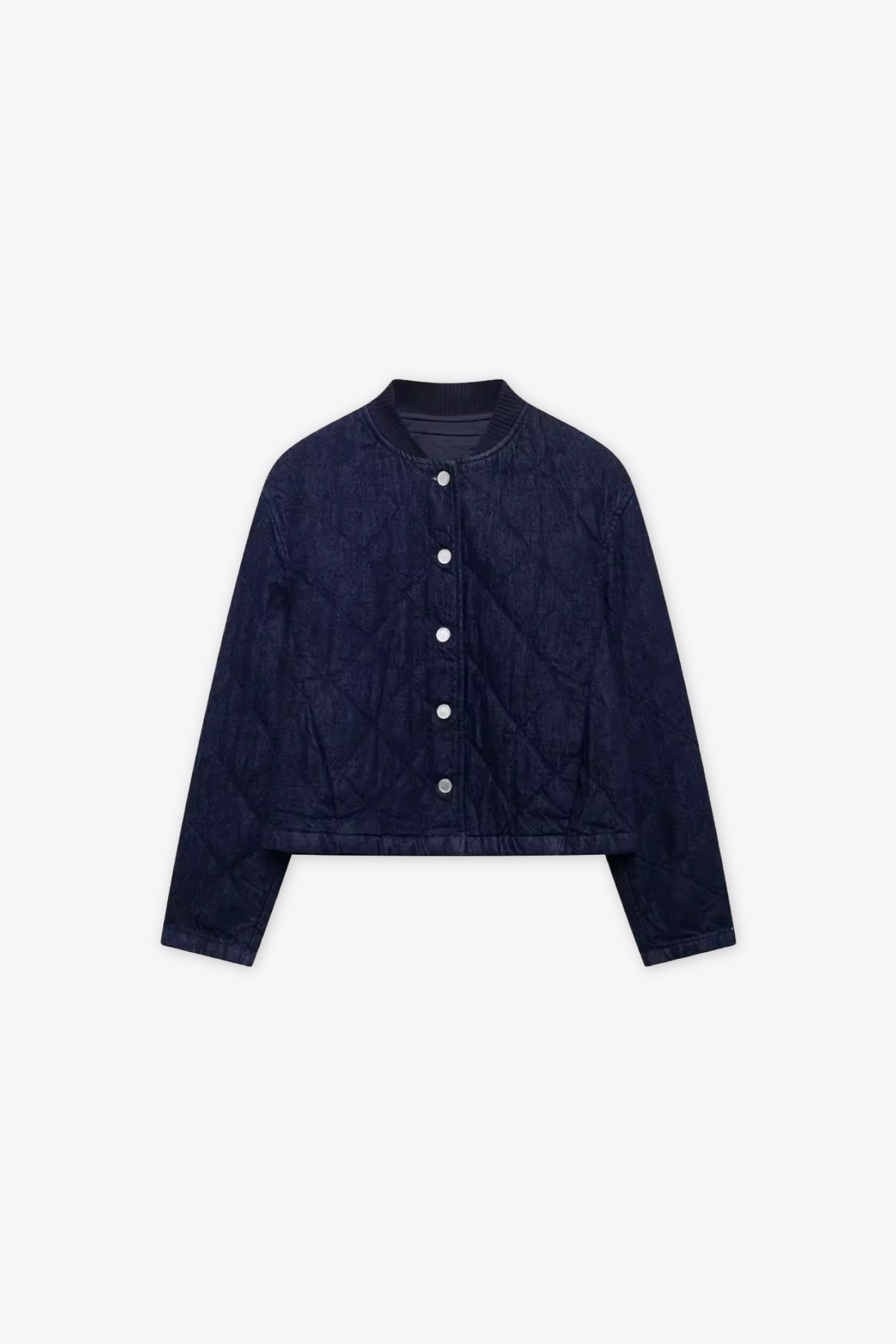 GIACCA CORTA IN DENIM TRAPUNTATA