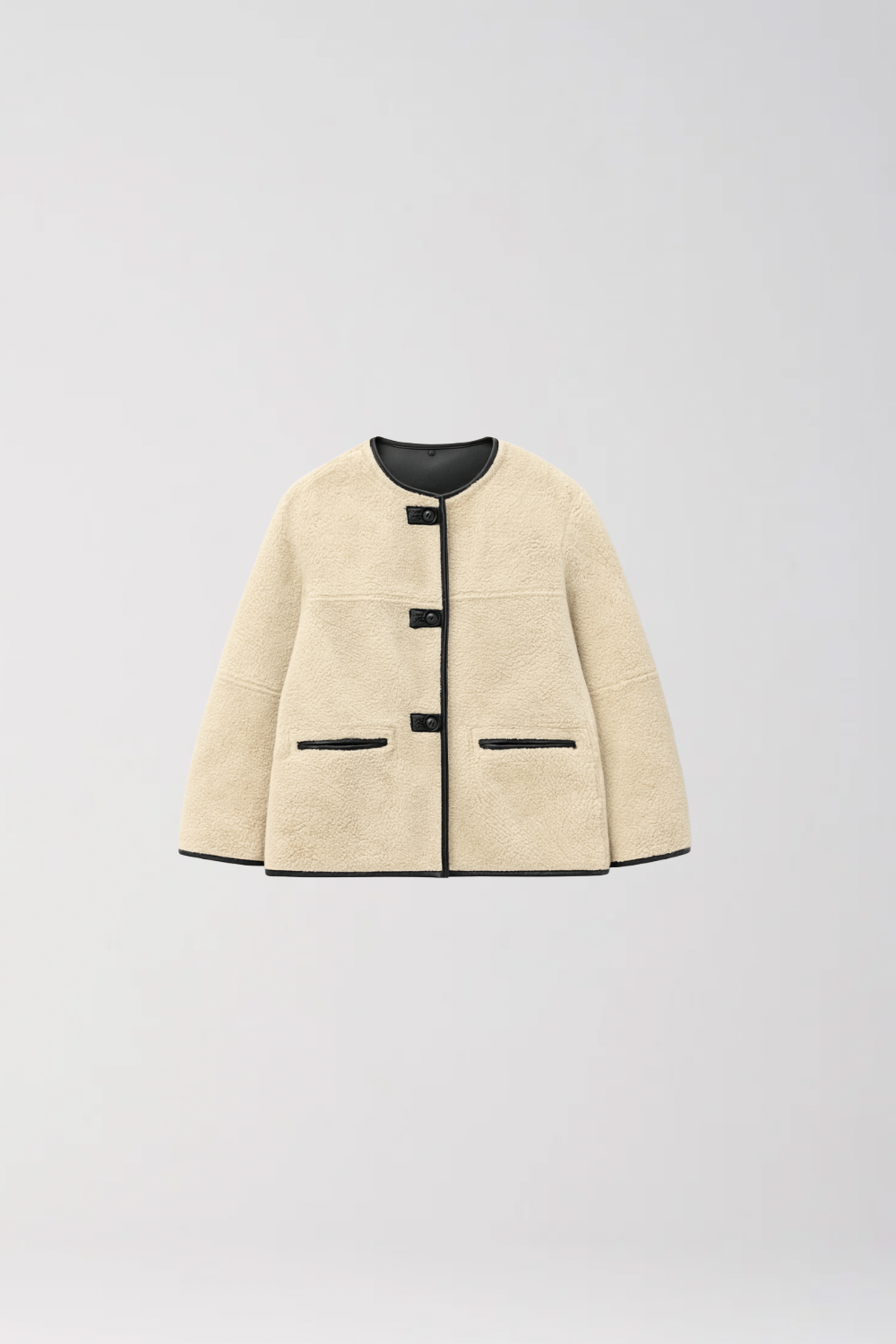VESTE TEXTURÉE À FERMETURE HORN
