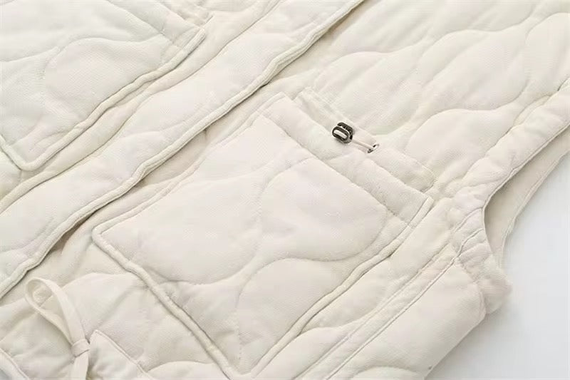 GILET TRAPUNTATO SENZA MANICHE