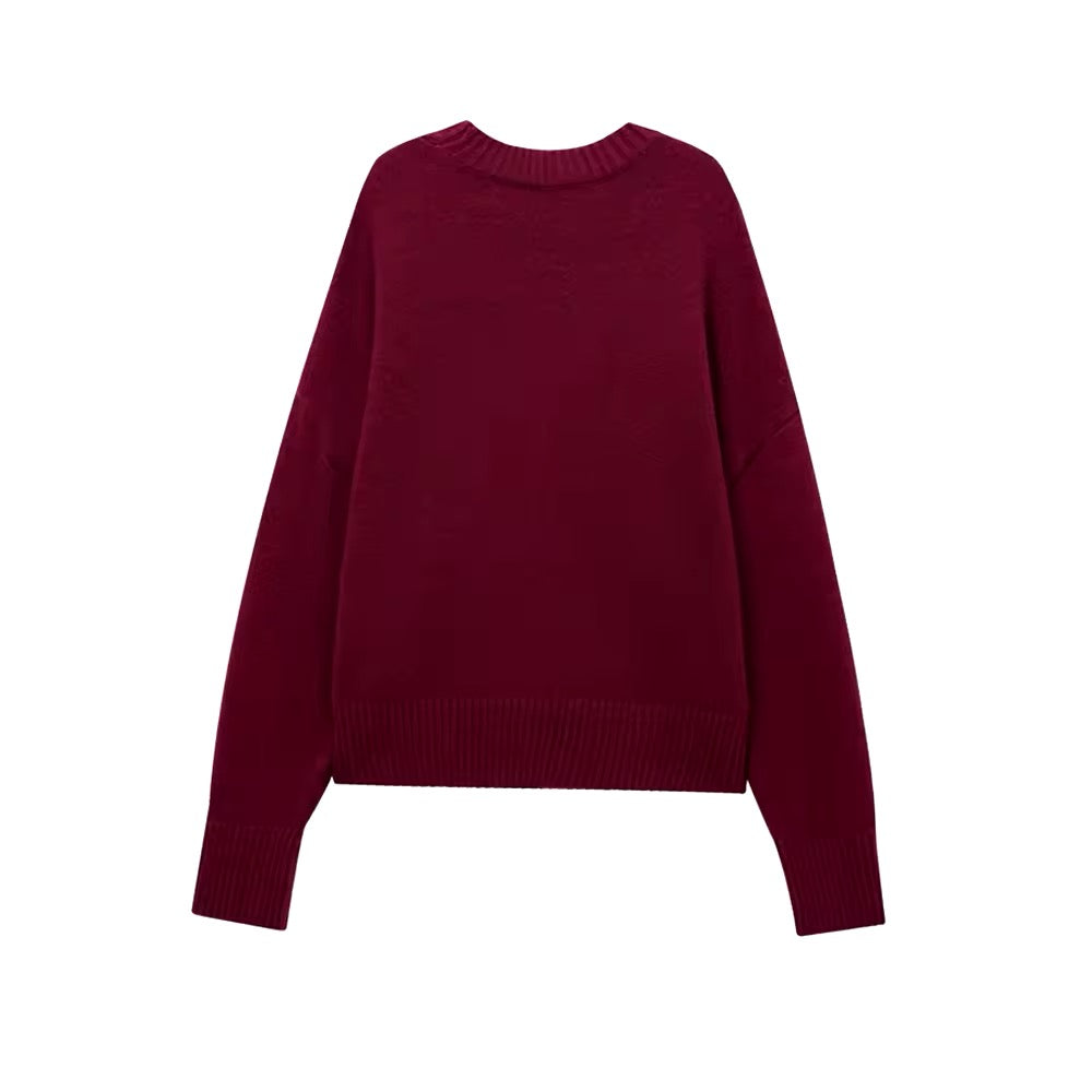 PULL COL ROND BASIQUE EN MAILLE FINE