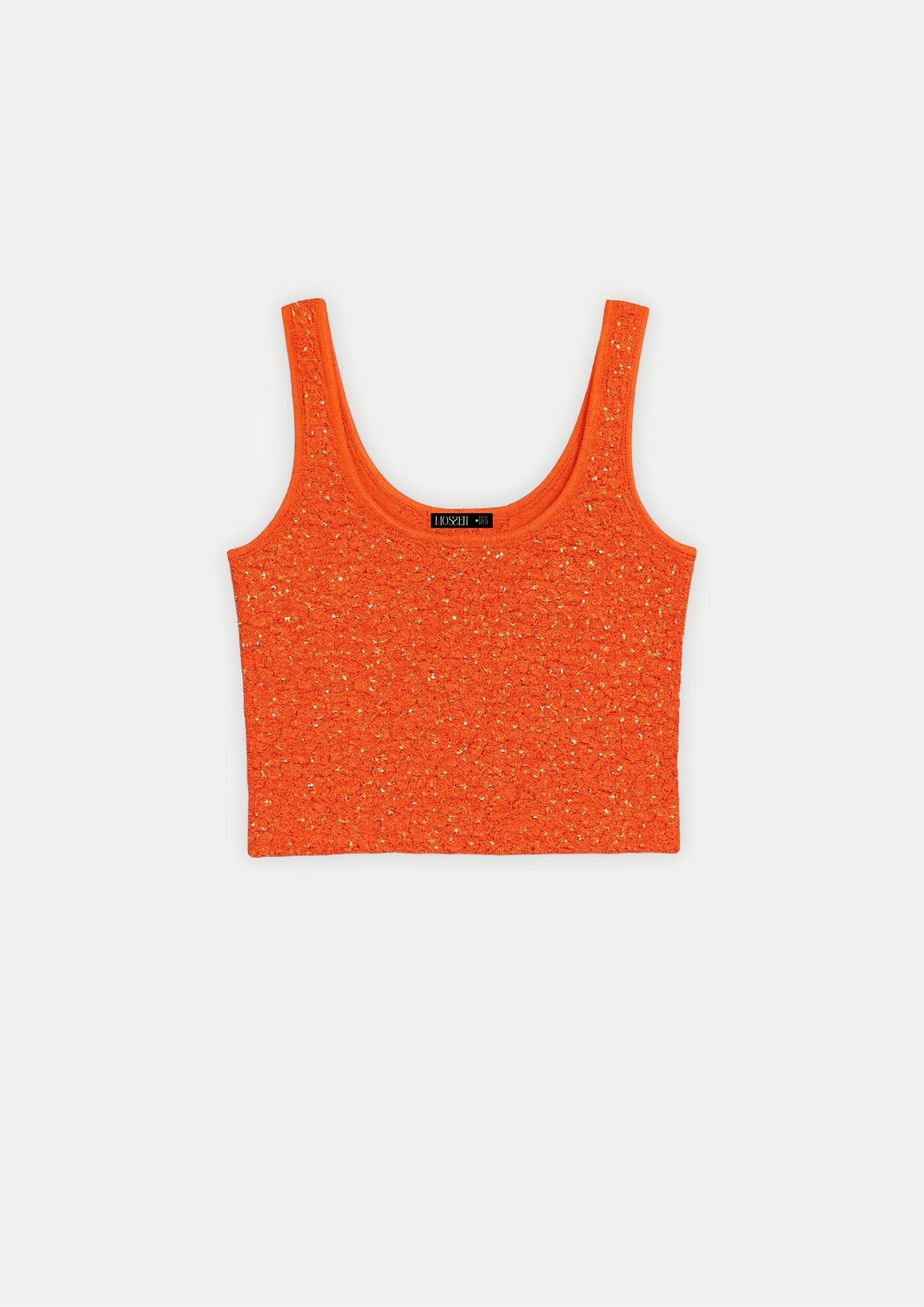 TOP IN MAGLIA CON PAILLETTES