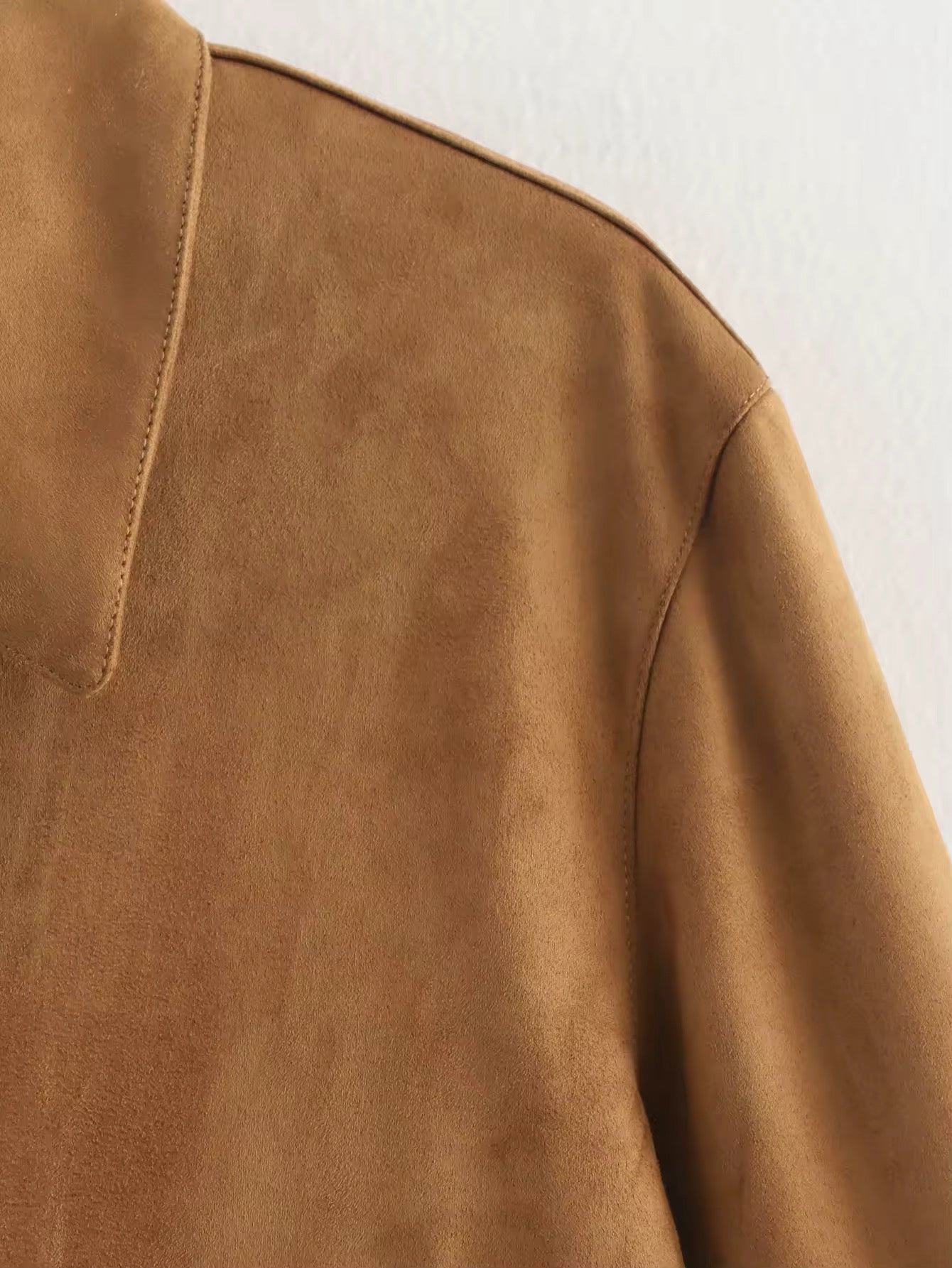GIACCA IN PELLE SCAMOSCIATA PU