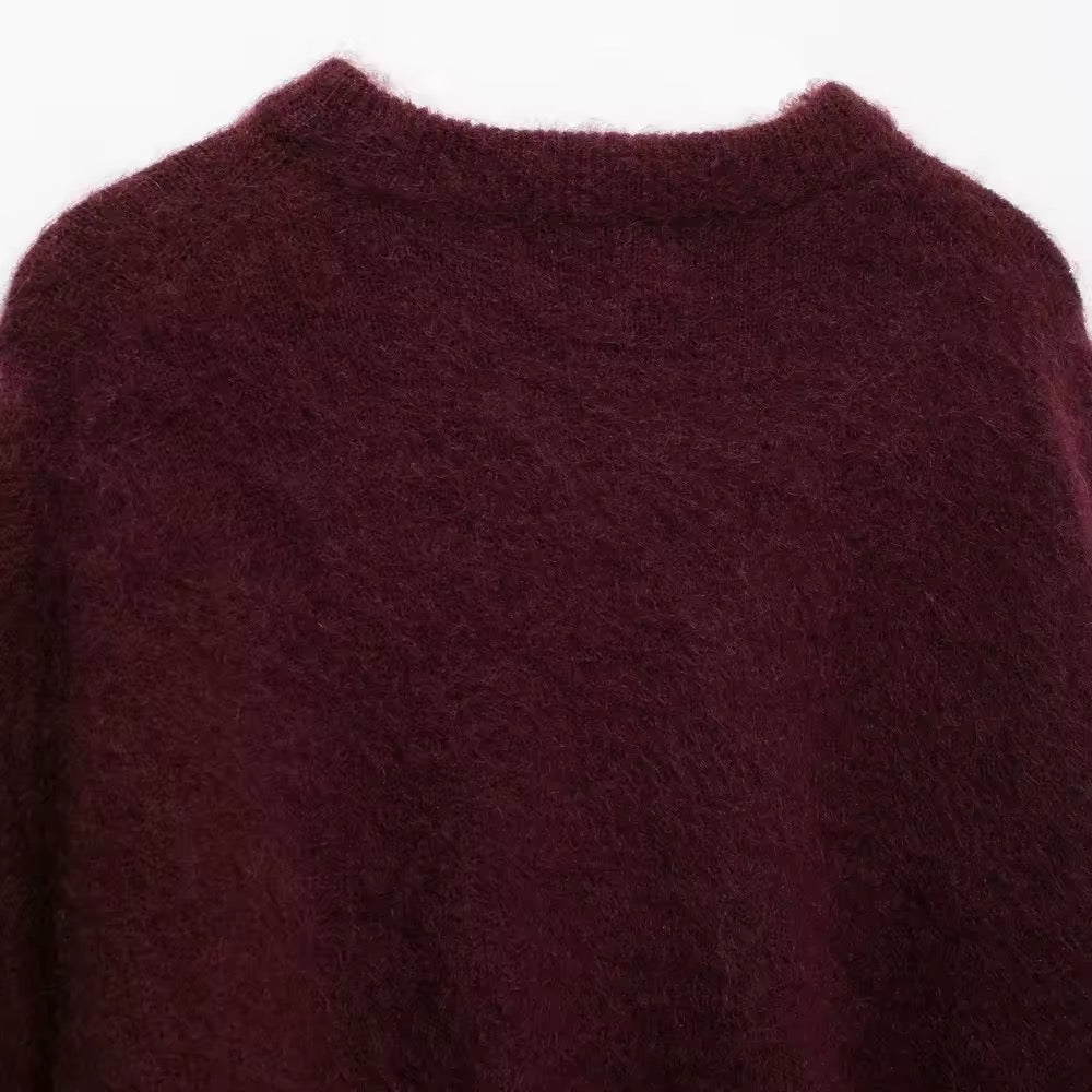 Maglione lavorato a maglia oversize