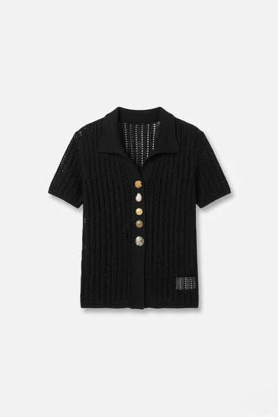 POLO EN MAILLE BOUTONS