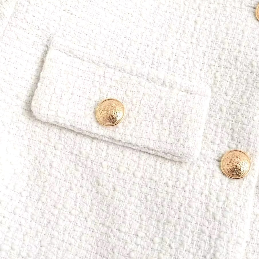 Giacca corta con bottoni • Donna