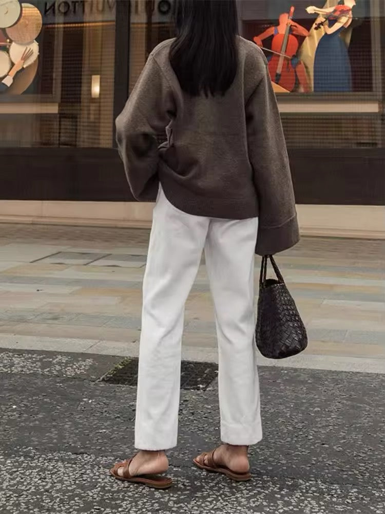 GILET IN MAGLIA CON SCOLLO A V