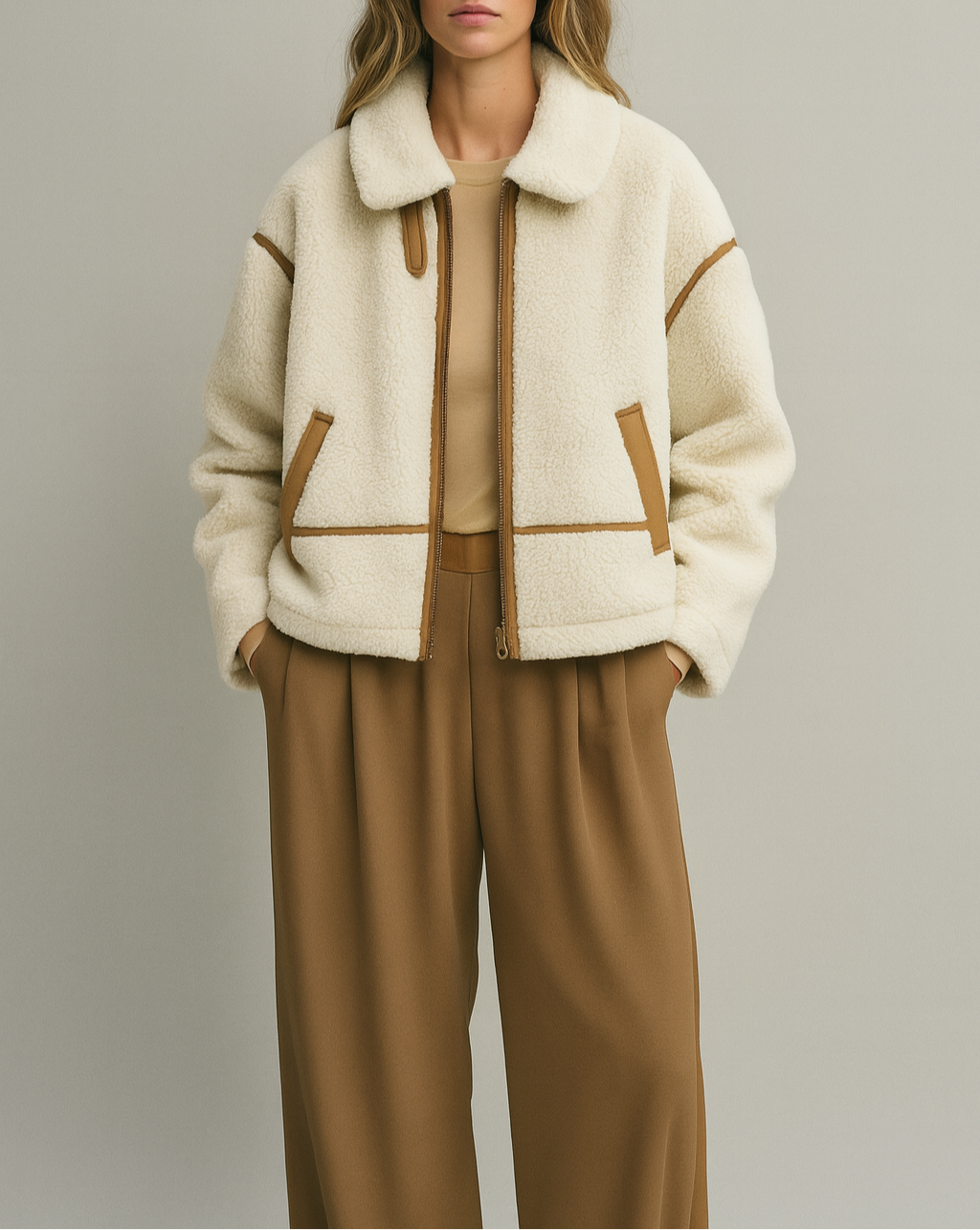 Cappotto effetto lana • Donna
