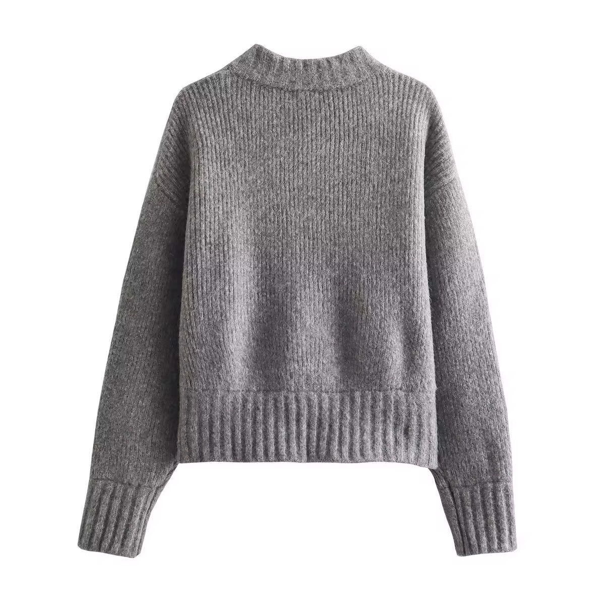 CARDIGAN ZIPPÉ EN MAILLE ÉPAISSE