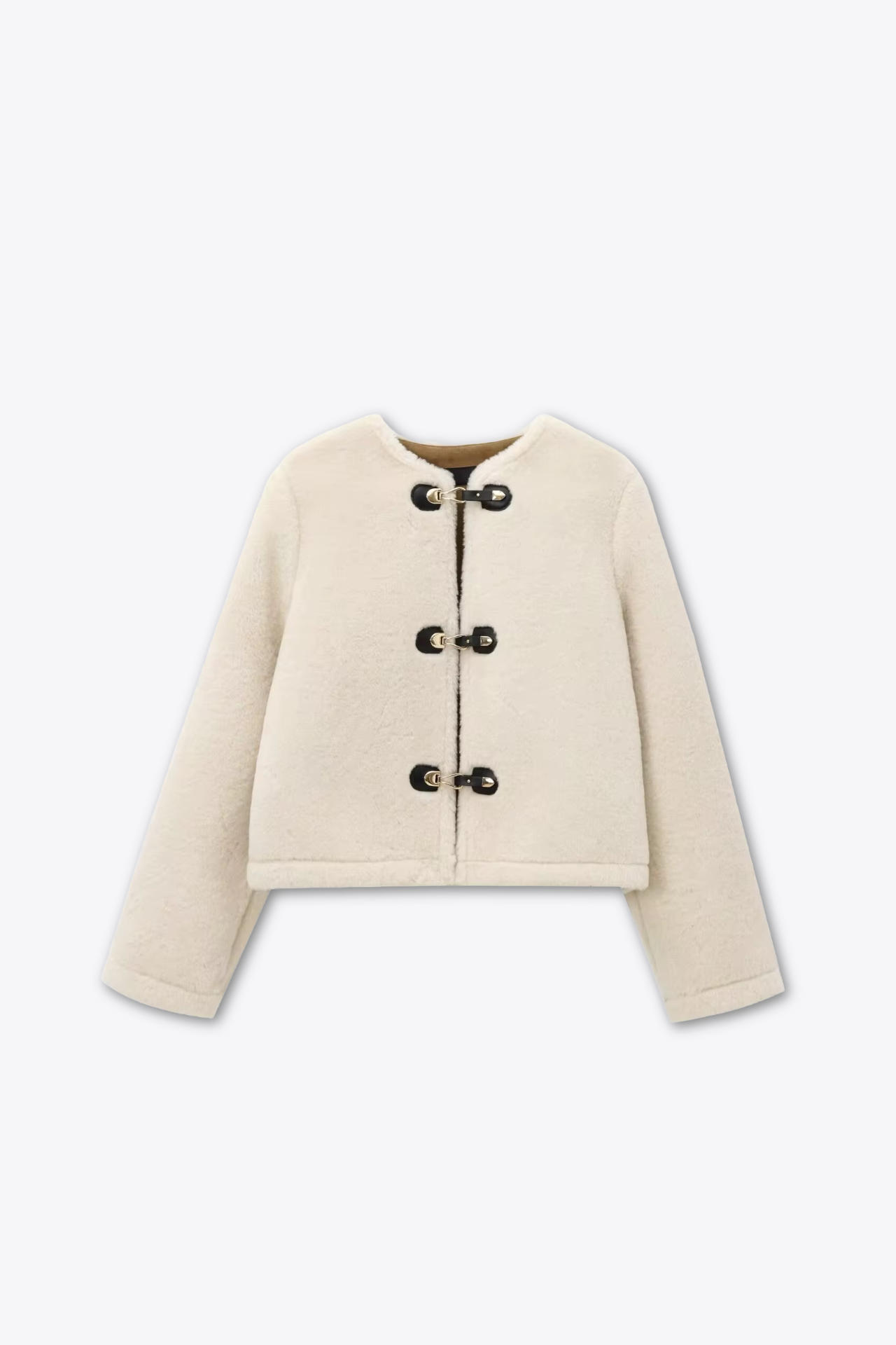 Giacca effetto pelliccia • Donna