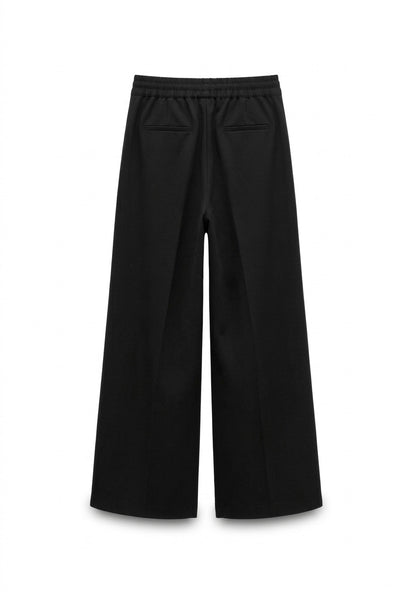 PANTALON LARGE À PLIS