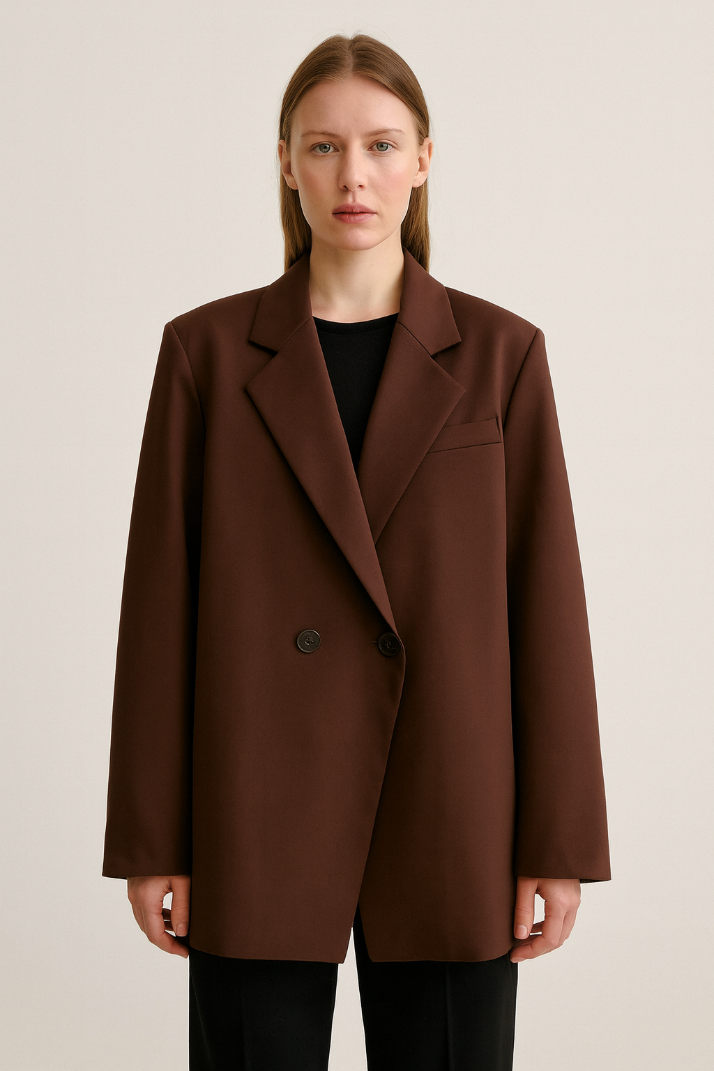 BLAZER CROISÉ DOUBLE BOUTONNAGE