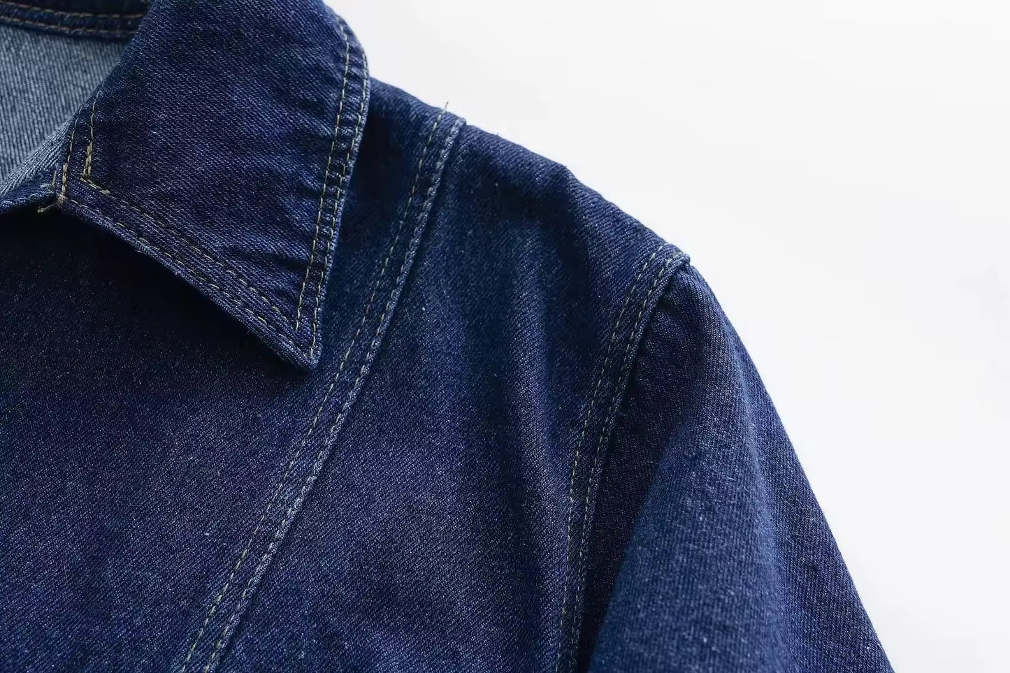 ENSEMBLE JUPE BLOUSE EN JEAN