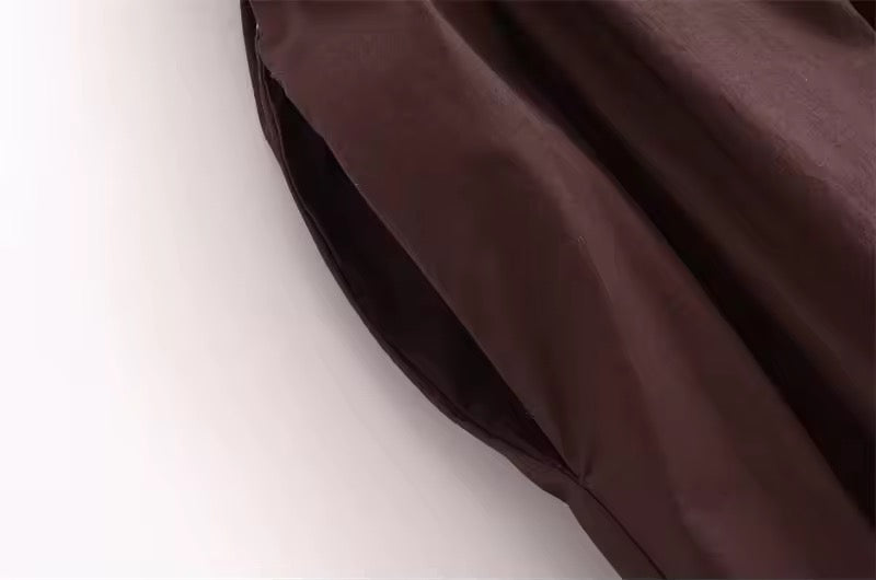 ROBE LONGUE À LIENS NUQUE ET DÉTAIL FLEUR