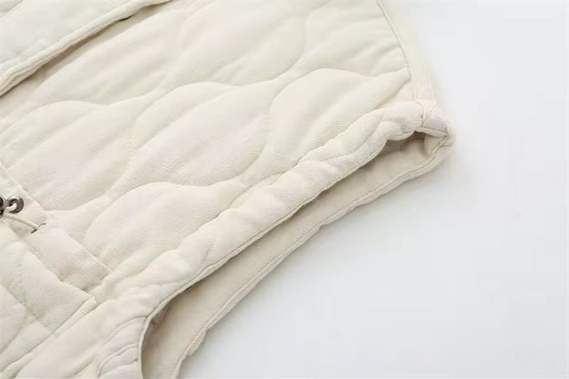 GILET TRAPUNTATO SENZA MANICHE