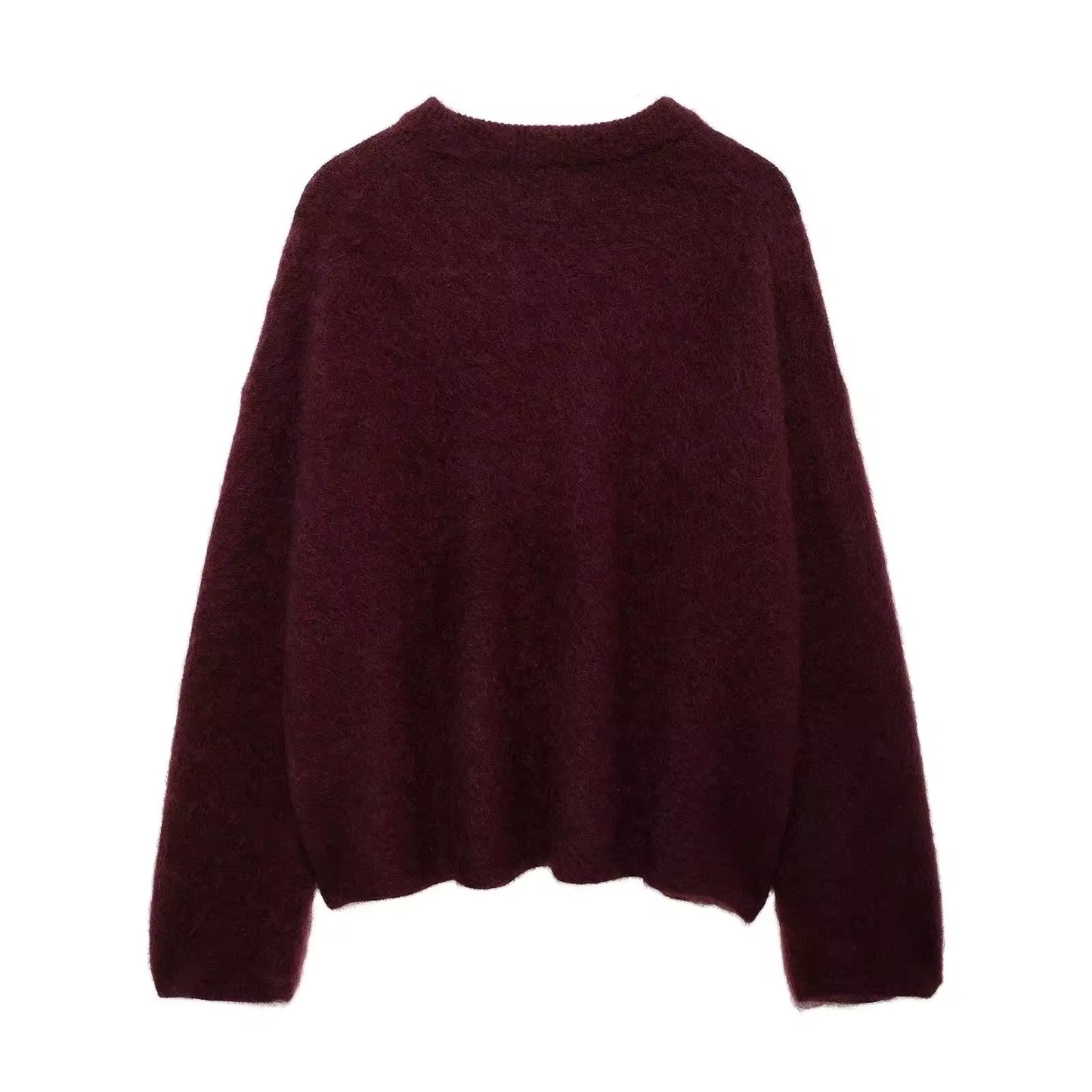 PULL FLUFFY À COL ROND