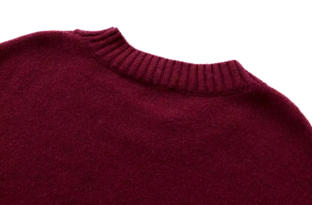 PULL COL ROND BASIQUE EN MAILLE FINE