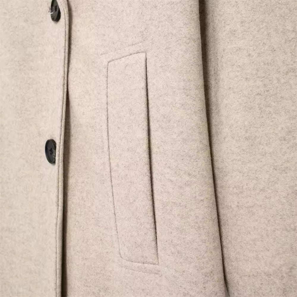 CAPPOTTO LUNGO EFFETTO LANA