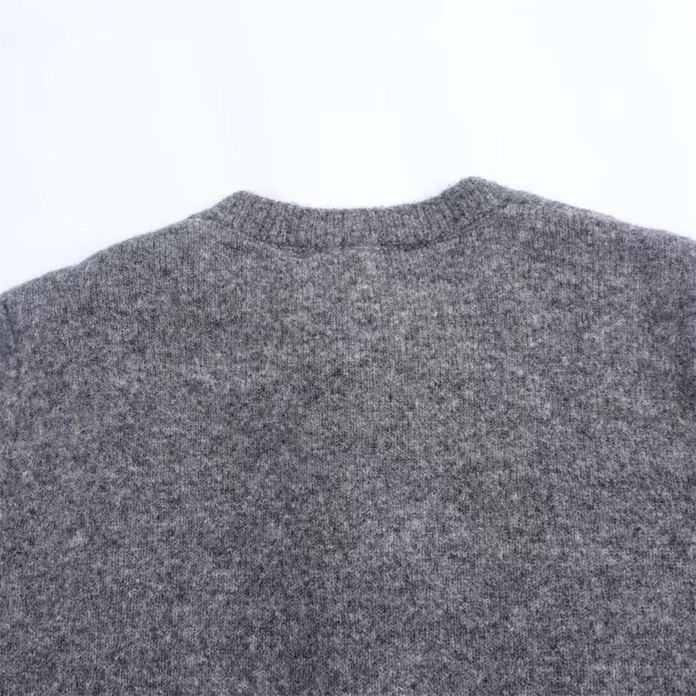 VESTE BOUTONNÉE EN LAINE DOUCE