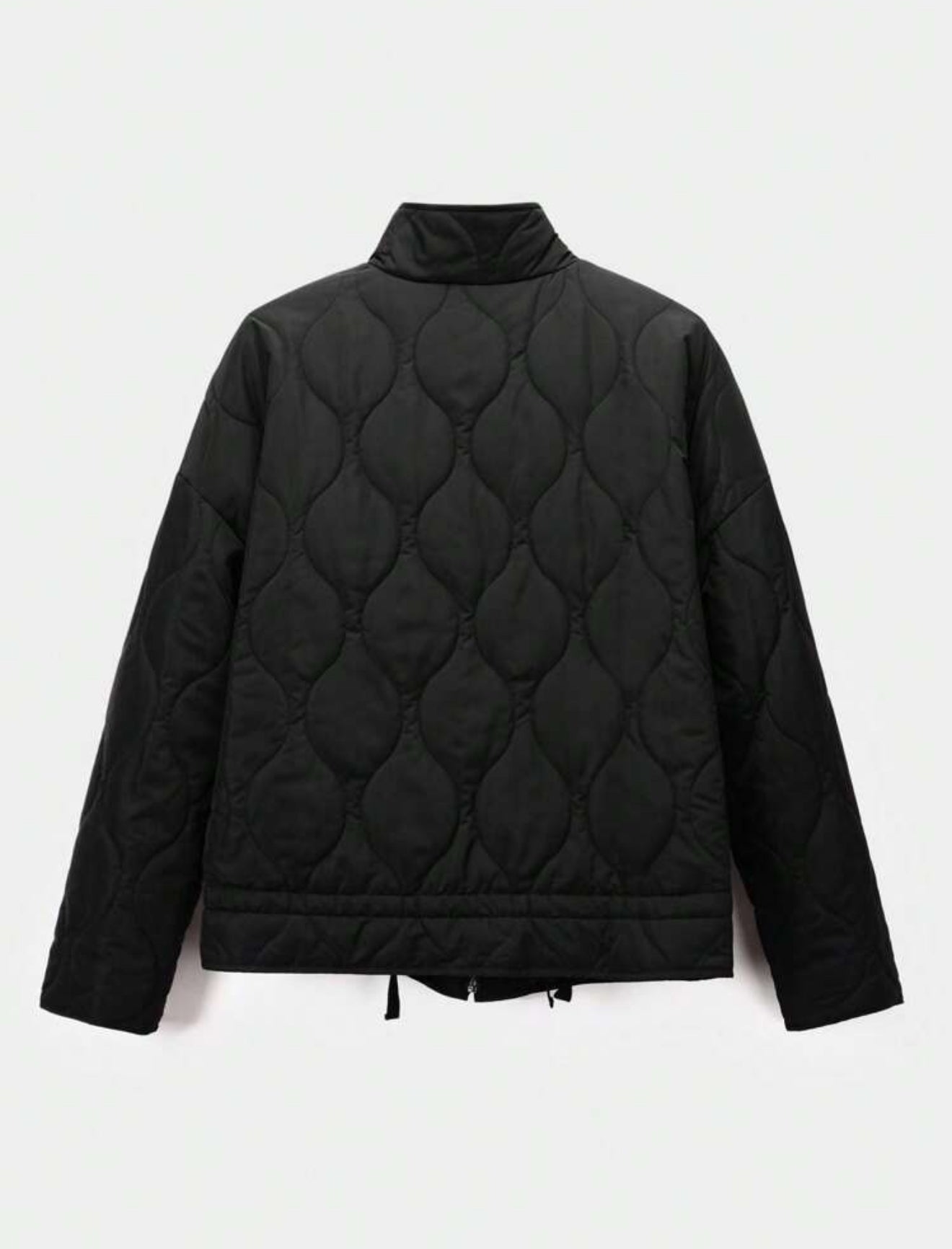 BLOUSON MATELASSÉ ZIPPÉ À POCHES PLAQUÉES