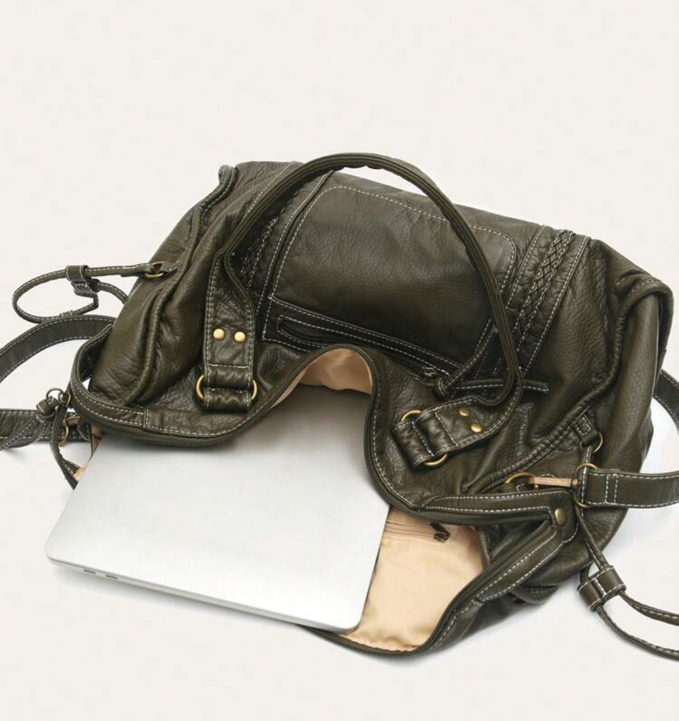 Sac à main en cuir PU MOSS