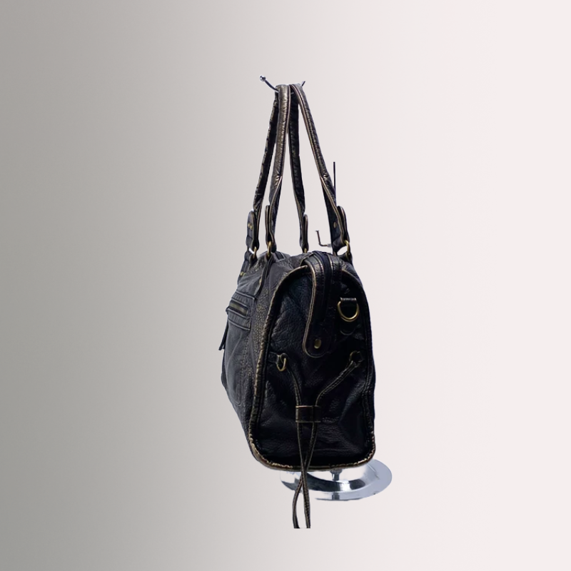 Maison Mossen PU Leather Handbag