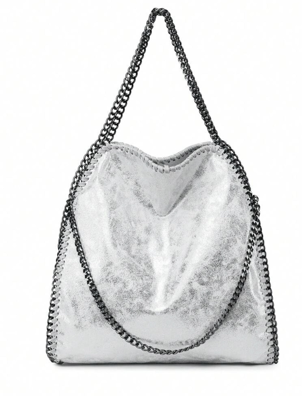 SAC À MAIN À BANDOULIÈRE MÉTALLIQUE
