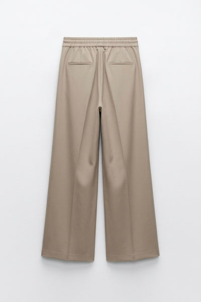 PANTALON DROIT À BOUTONS