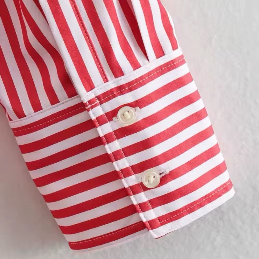 Chemise large avec col revers