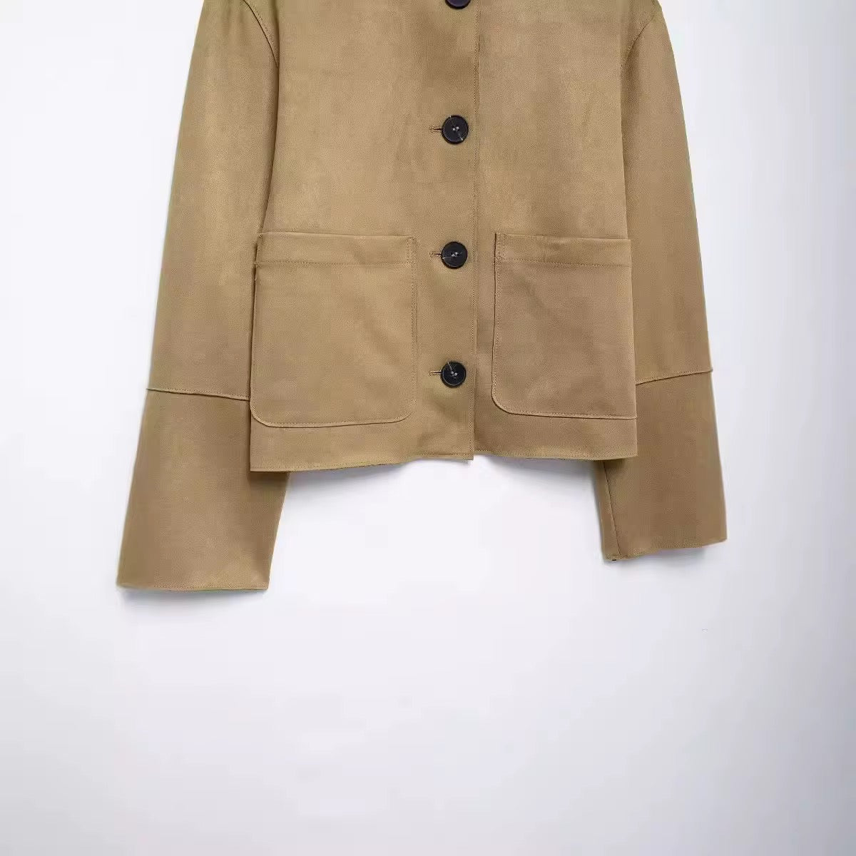 GIACCA CORTA IN CAMOSCIO