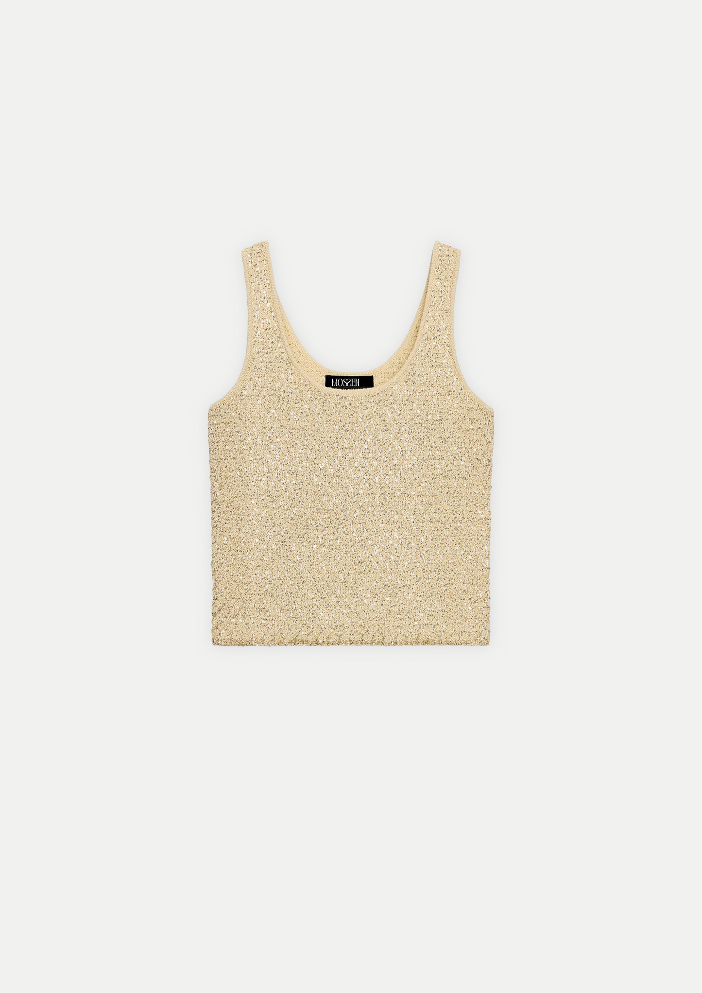 TOP EN MAILLE À SEQUINS