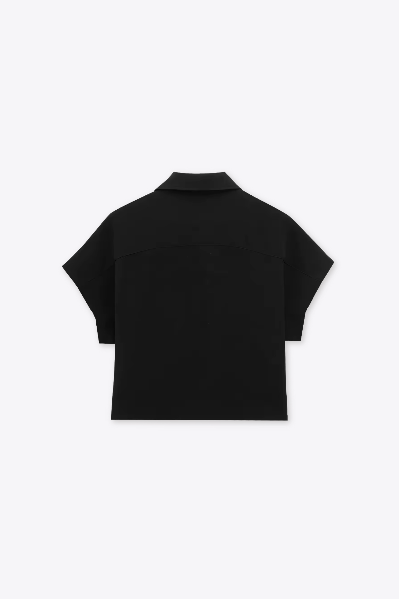 VESTE COURTE À COL REVERS