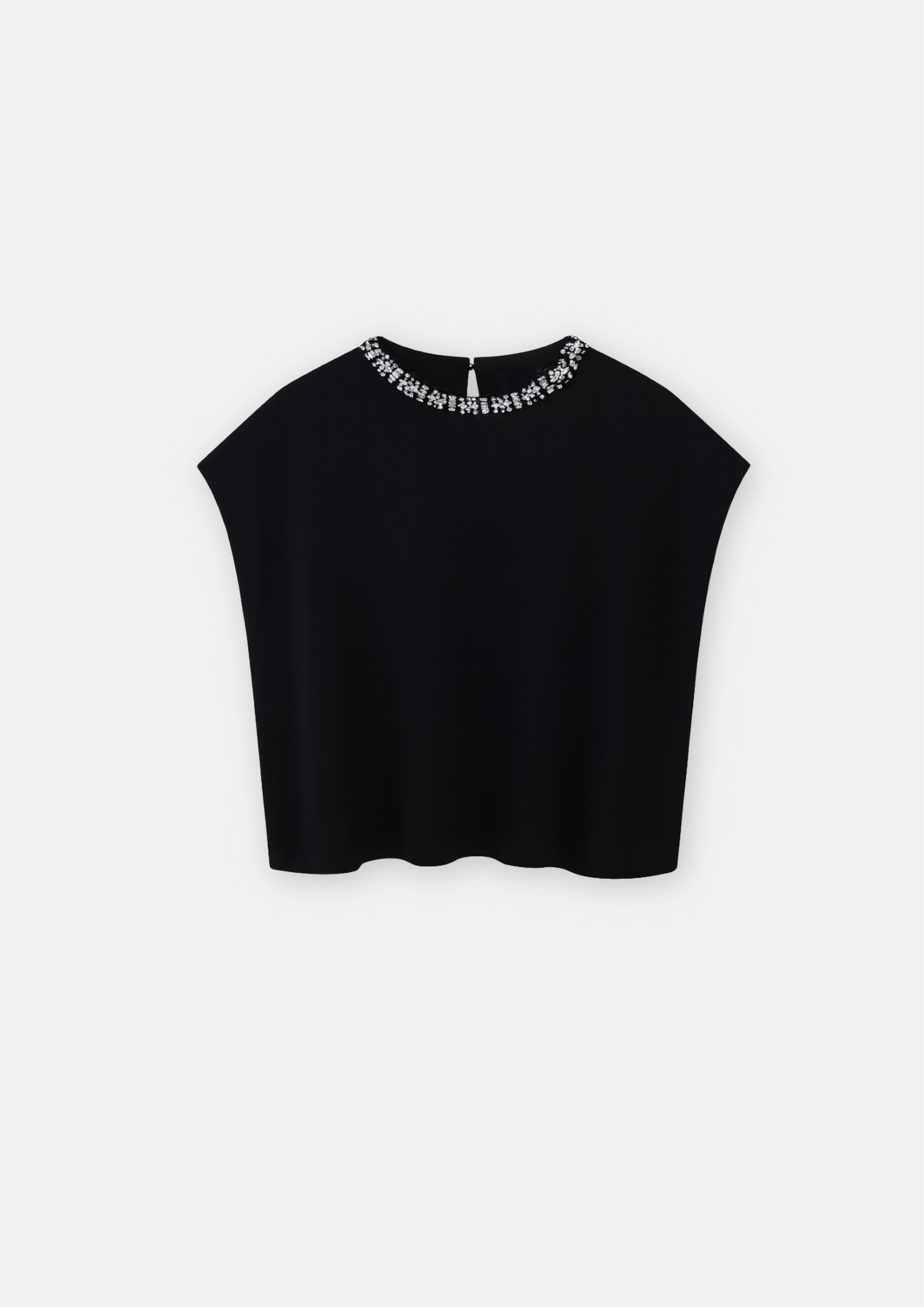 TOP SANS MANCHE EN STRASS