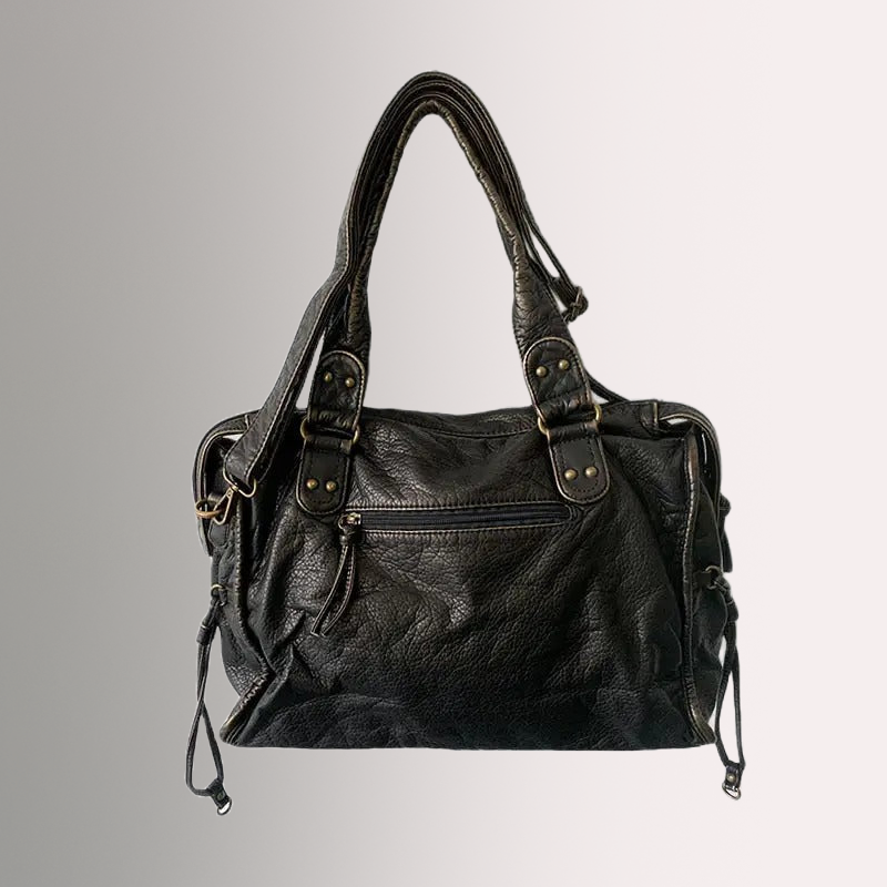 Maison Mossen PU Leather Handbag