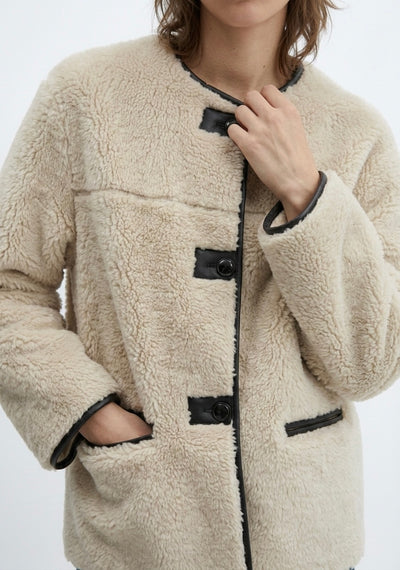 VESTE TEXTURÉE À FERMETURE HORN