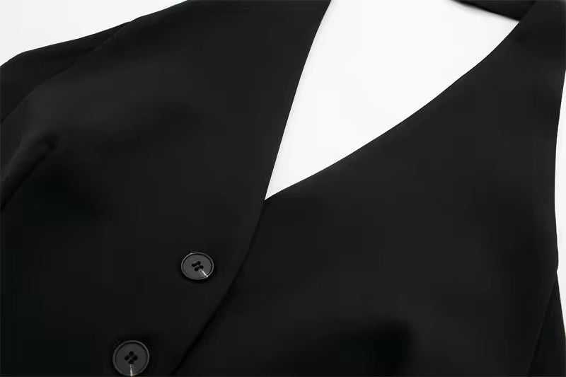 GILET AJUSTÉ AVEC DÉCOLLETÉ PLONGEANT