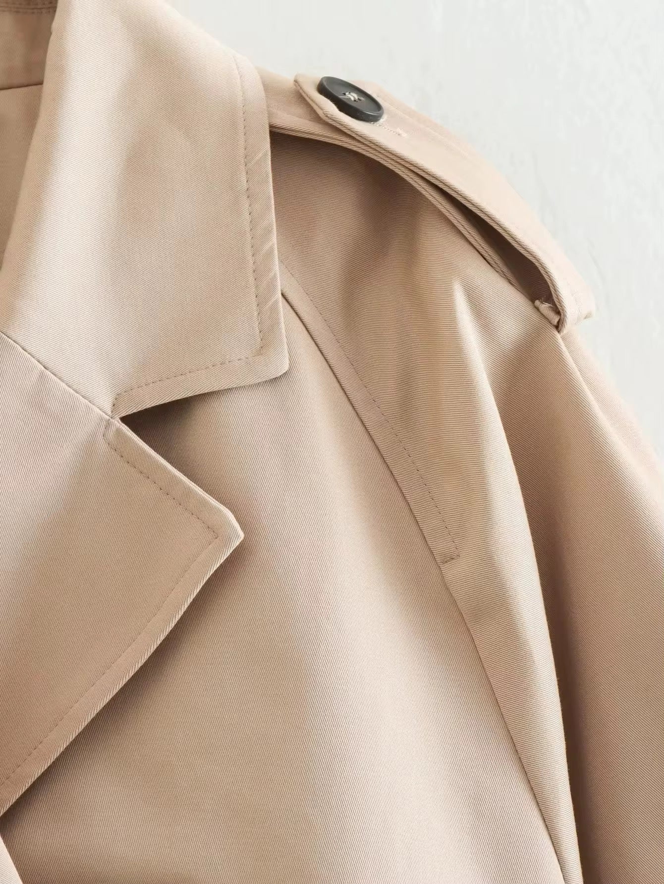 TRENCH-COAT COURT CROISÉ