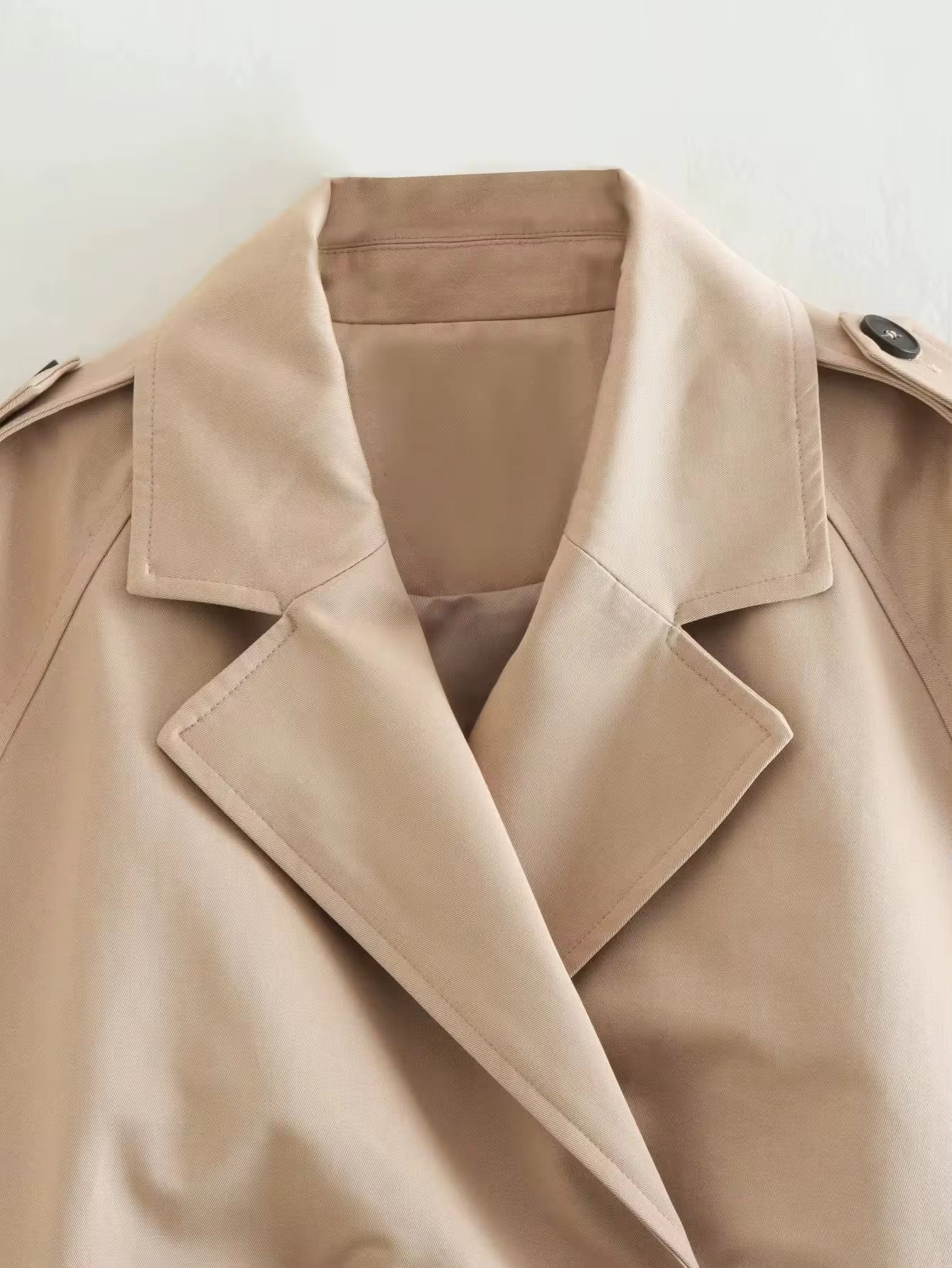 TRENCH-COAT COURT CROISÉ