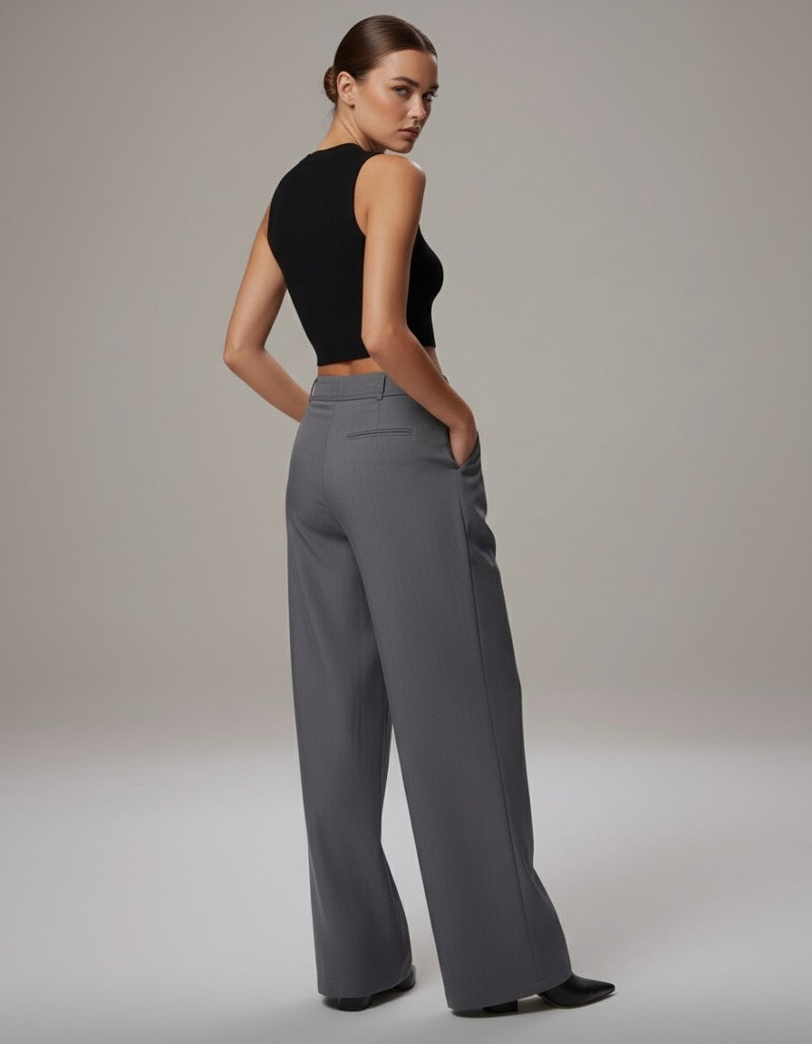 PANTALON TAILLEUR PLISSÉ MODERNE