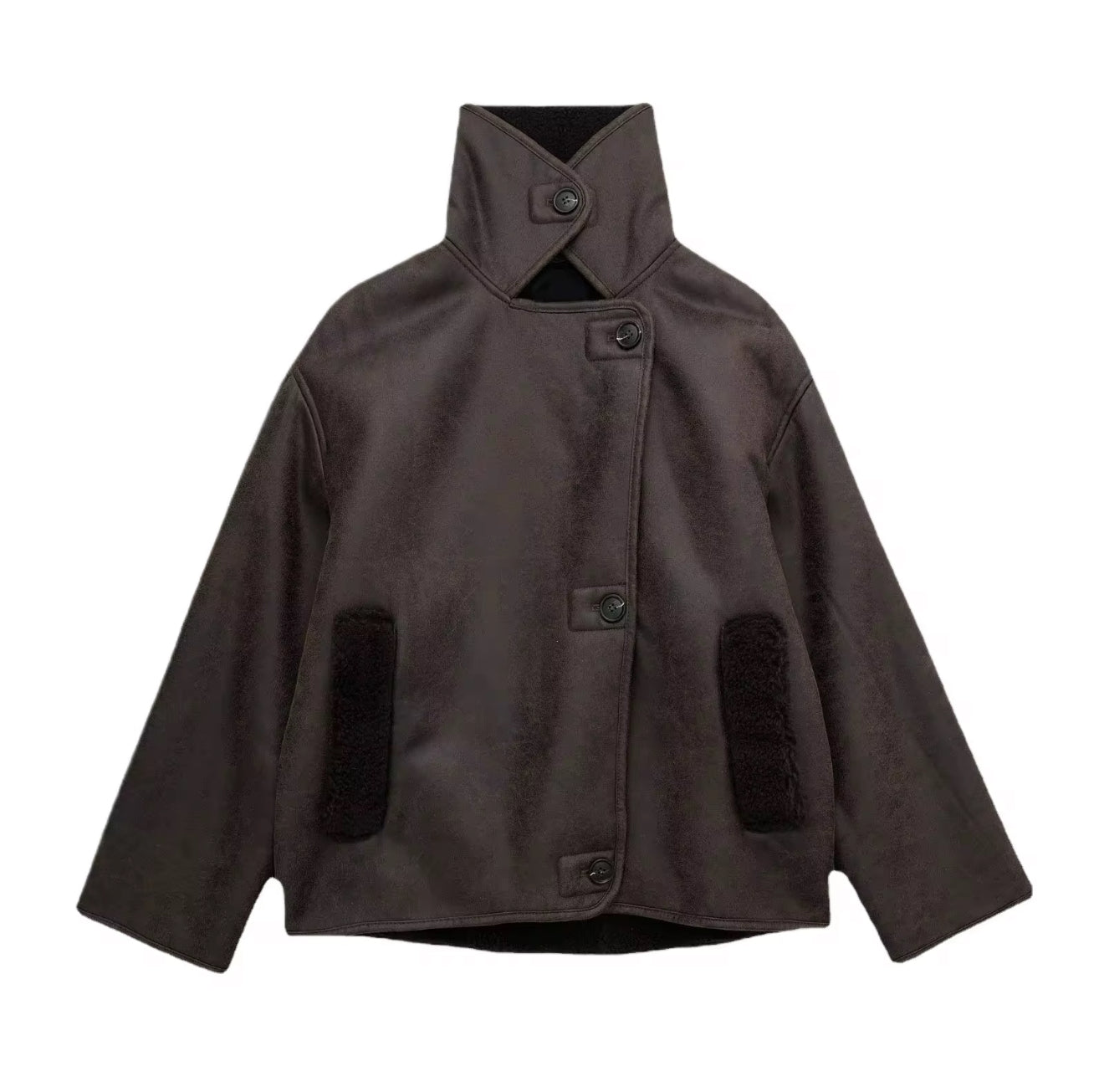 VESTE VINTAGE EN CUIR PU