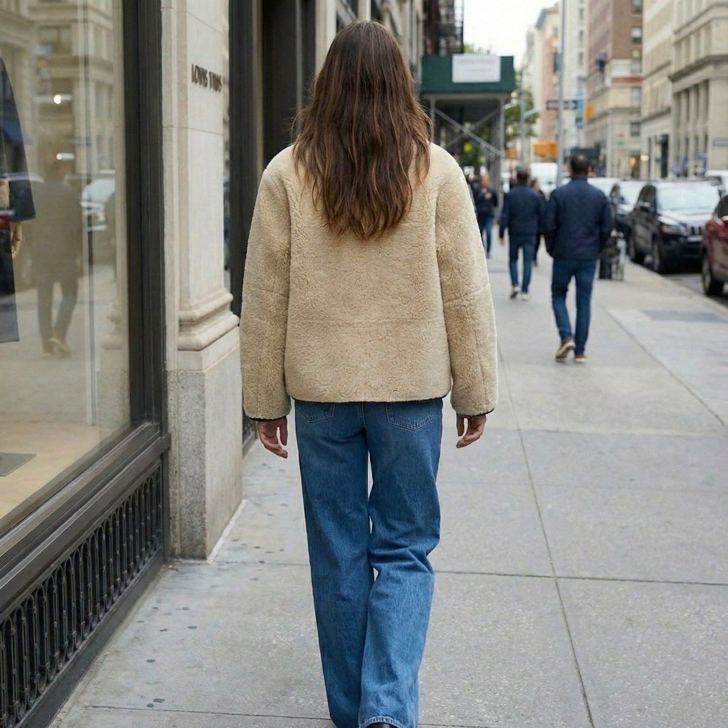 VESTE TEXTURÉE À FERMETURE HORN