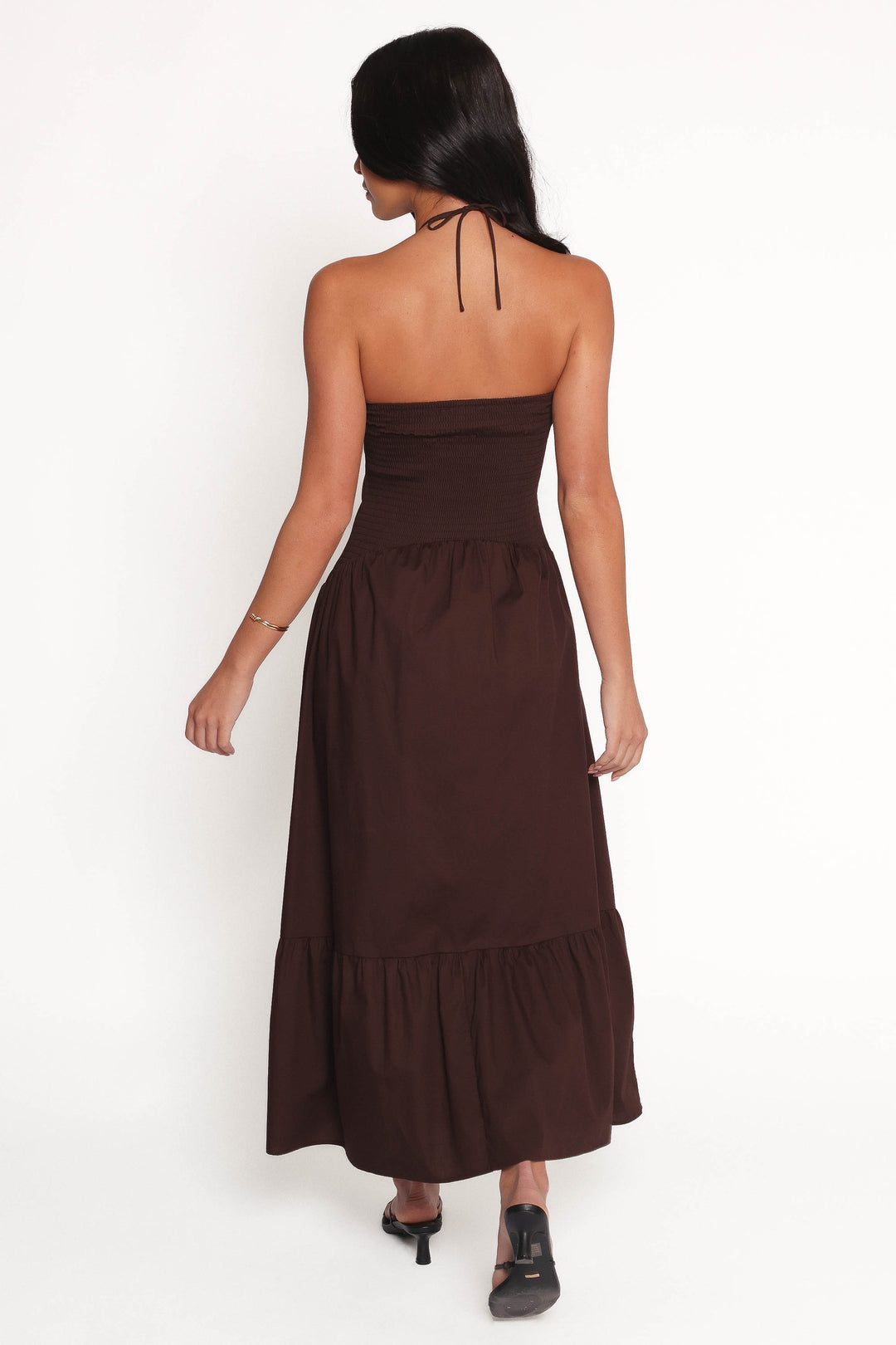 ROBE MI-LONGUE À FLEUR