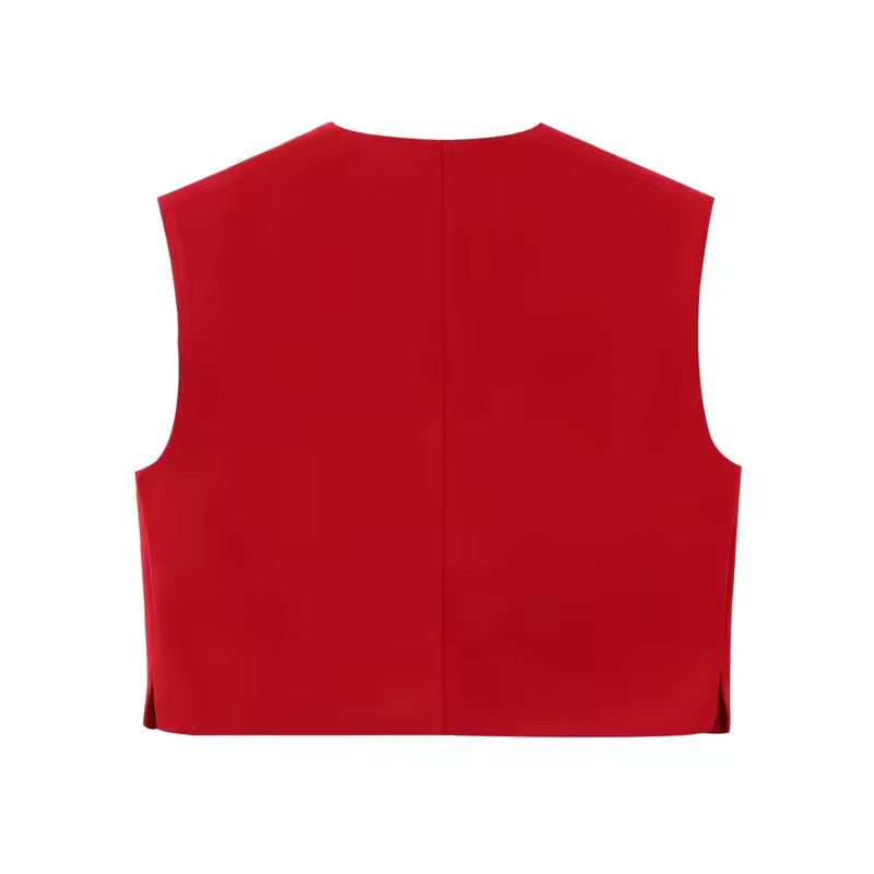 GILET COURT SANS MANCHES