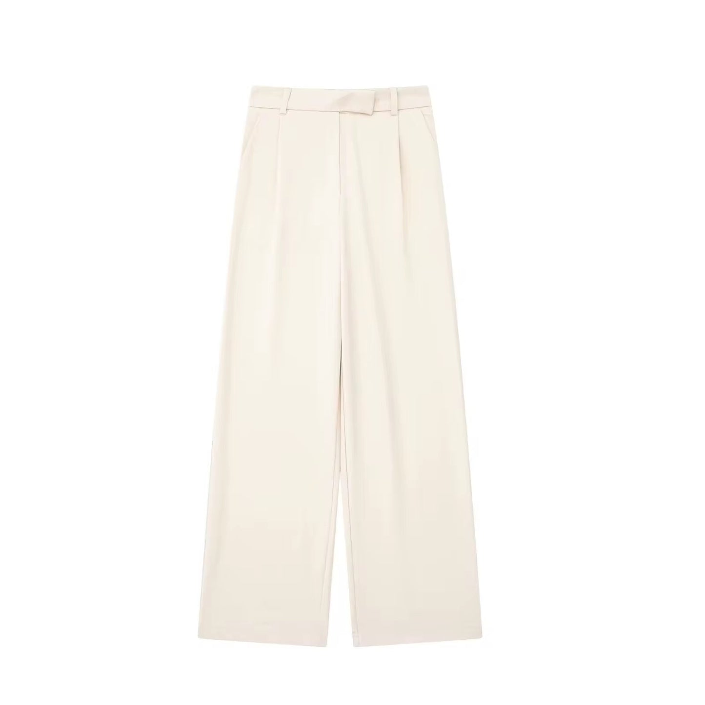 PANTALON LARGE PLISSÉ AJUSTABLE