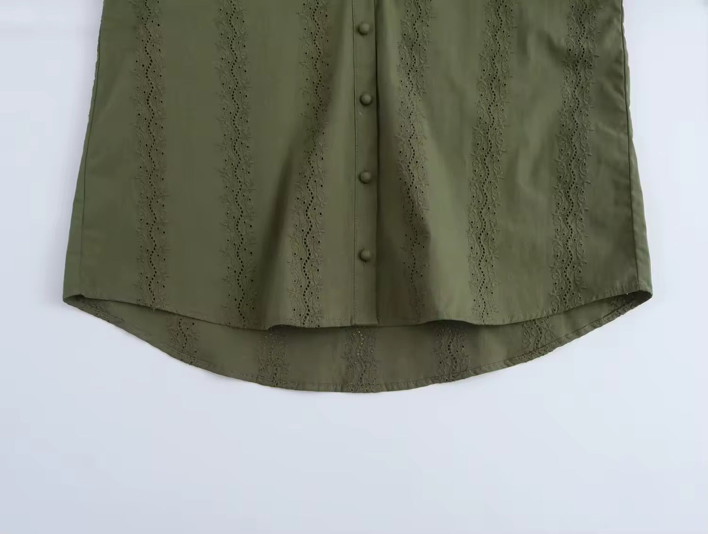 CHEMISE TEXTURÉE COL V