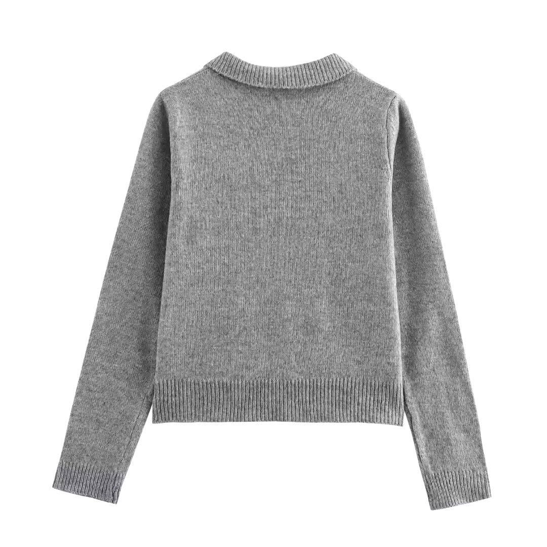 CARDIGAN À NOEUDS DÉCORATIFS
